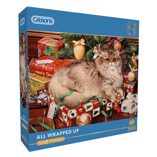 Gibsons Games All Wrapped Up 500 Piece Jigsaw Puzzle Toys G3173