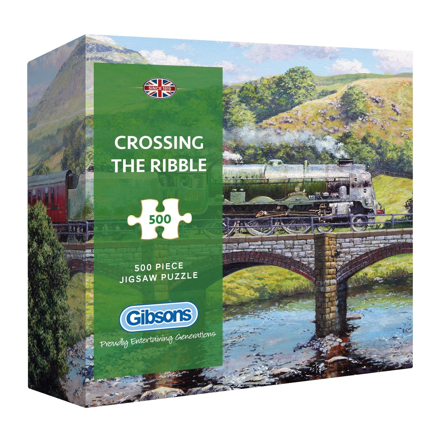 Gibsons Crossing The Ribble 500 Piece Jigsaw Puzzle G3417