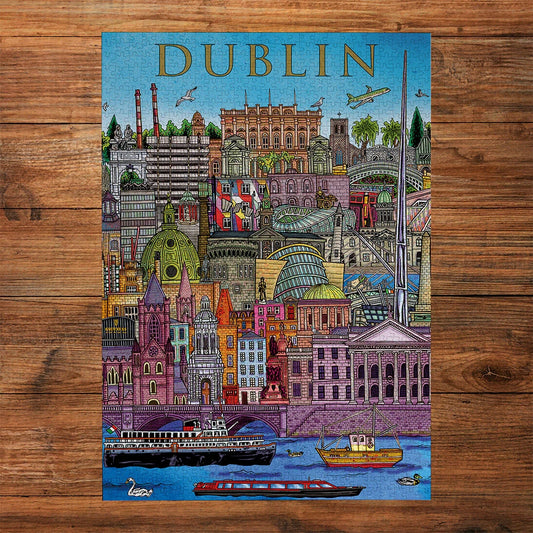 Gibsons Games Dublin Cityscape 500 Piece Jigsaw Puzzle Toys G3448