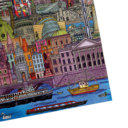 Gibsons Games Dublin Cityscape 500 Piece Jigsaw Puzzle Toys G3448