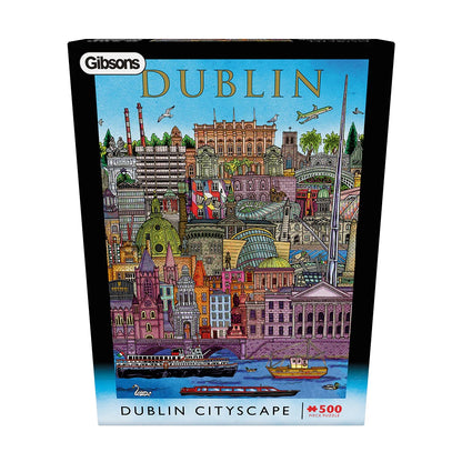 Gibsons Games Dublin Cityscape 500 Piece Jigsaw Puzzle Toys G3448