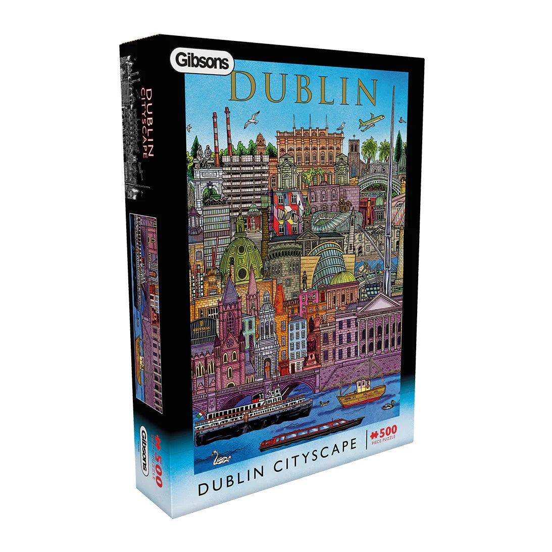 Gibsons Games Dublin Cityscape 500 Piece Jigsaw Puzzle Toys G3448