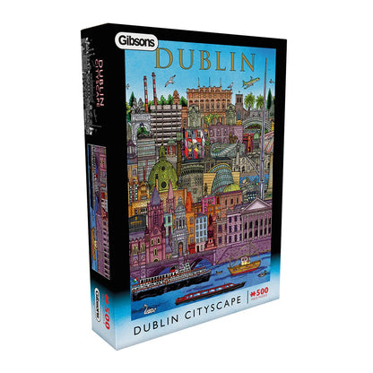 Gibsons Games Dublin Cityscape 500 Piece Jigsaw Puzzle Toys G3448