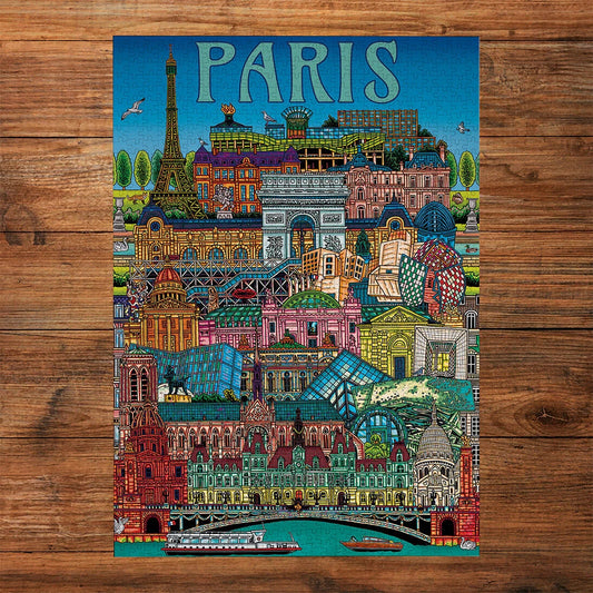 Gibsons Games Paris Cityscape 500 Piece Jigsaw Puzzle Toys G3449