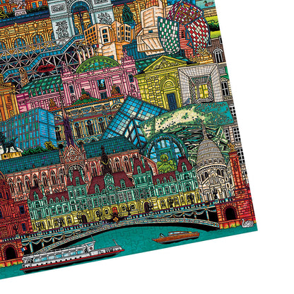 Gibsons Games Paris Cityscape 500 Piece Jigsaw Puzzle Toys G3449