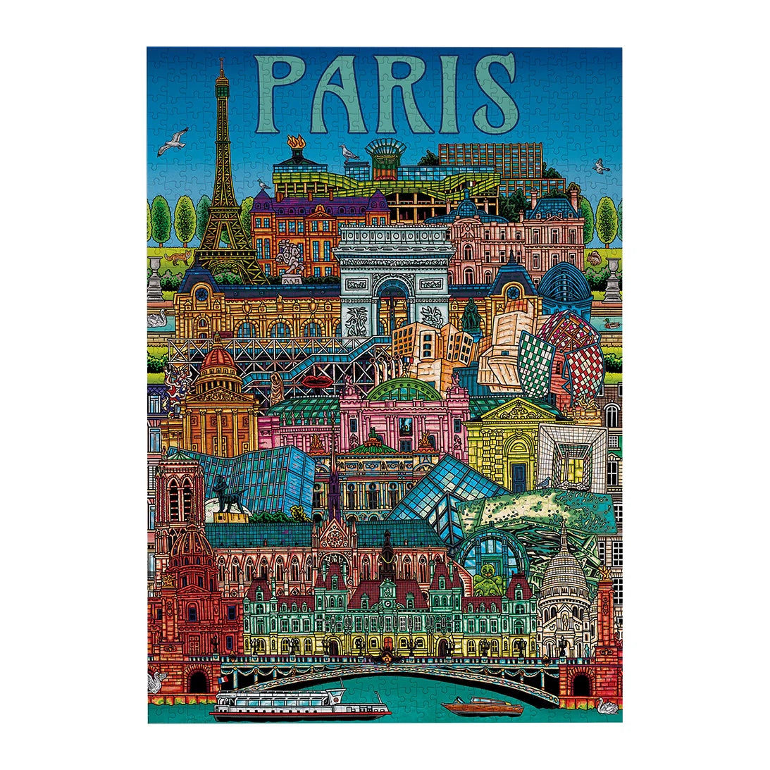 Gibsons Games Paris Cityscape 500 Piece Jigsaw Puzzle Toys G3449
