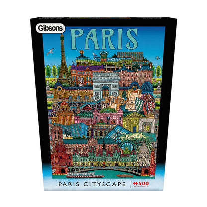 Gibsons Games Paris Cityscape 500 Piece Jigsaw Puzzle Toys G3449