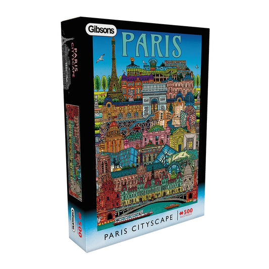 Gibsons Games Paris Cityscape 500 Piece Jigsaw Puzzle Toys G3449