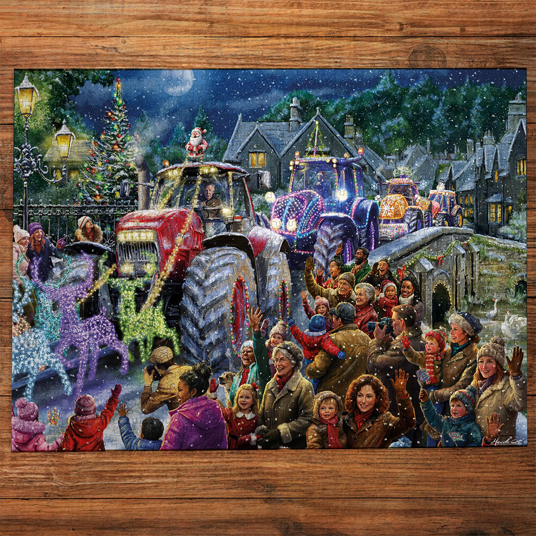 Gibsons Games Farmer Chirstmas 500 XL Piece Jigsaw Puzzle Toys G3569