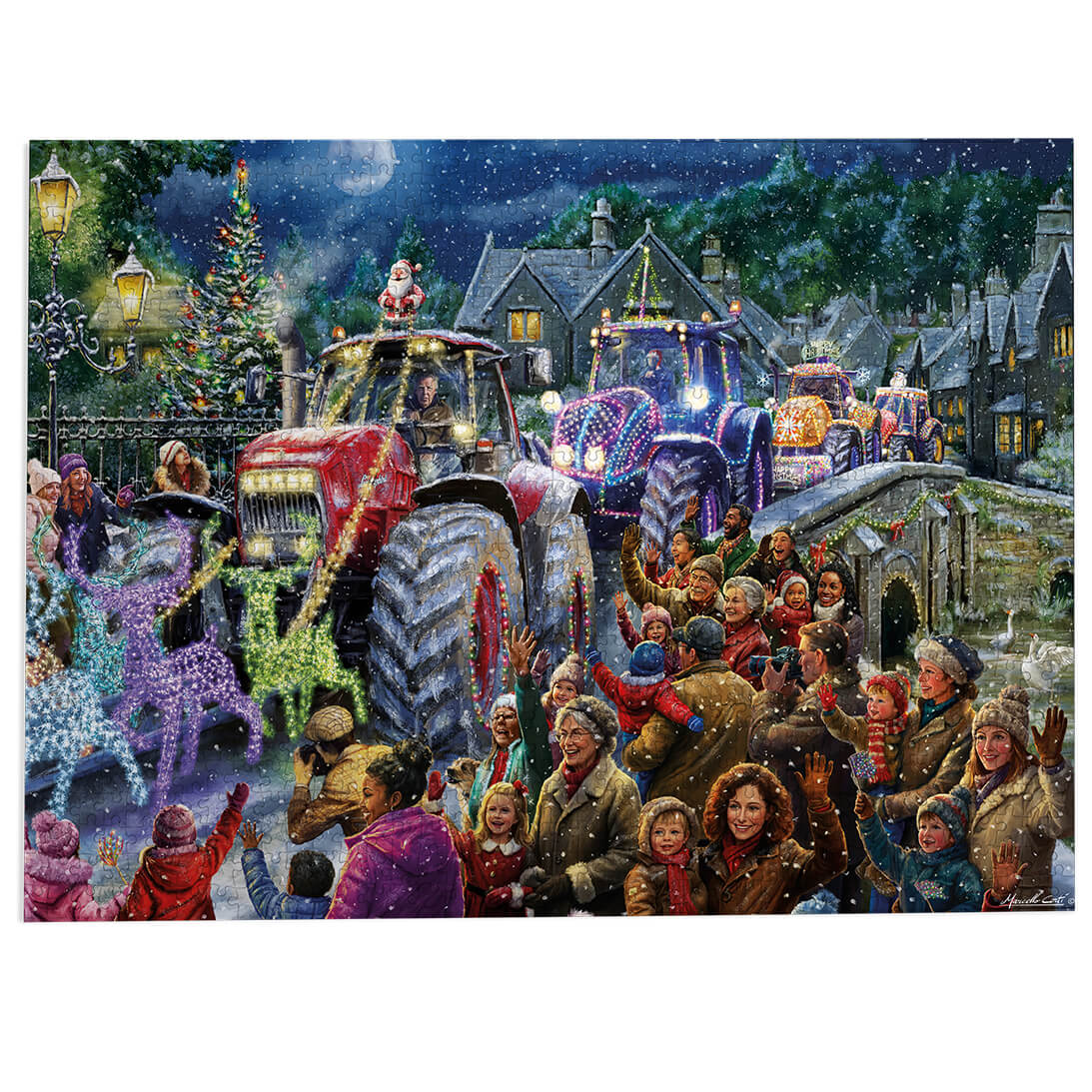 Gibsons Games Farmer Chirstmas 500 XL Piece Jigsaw Puzzle Toys G3569