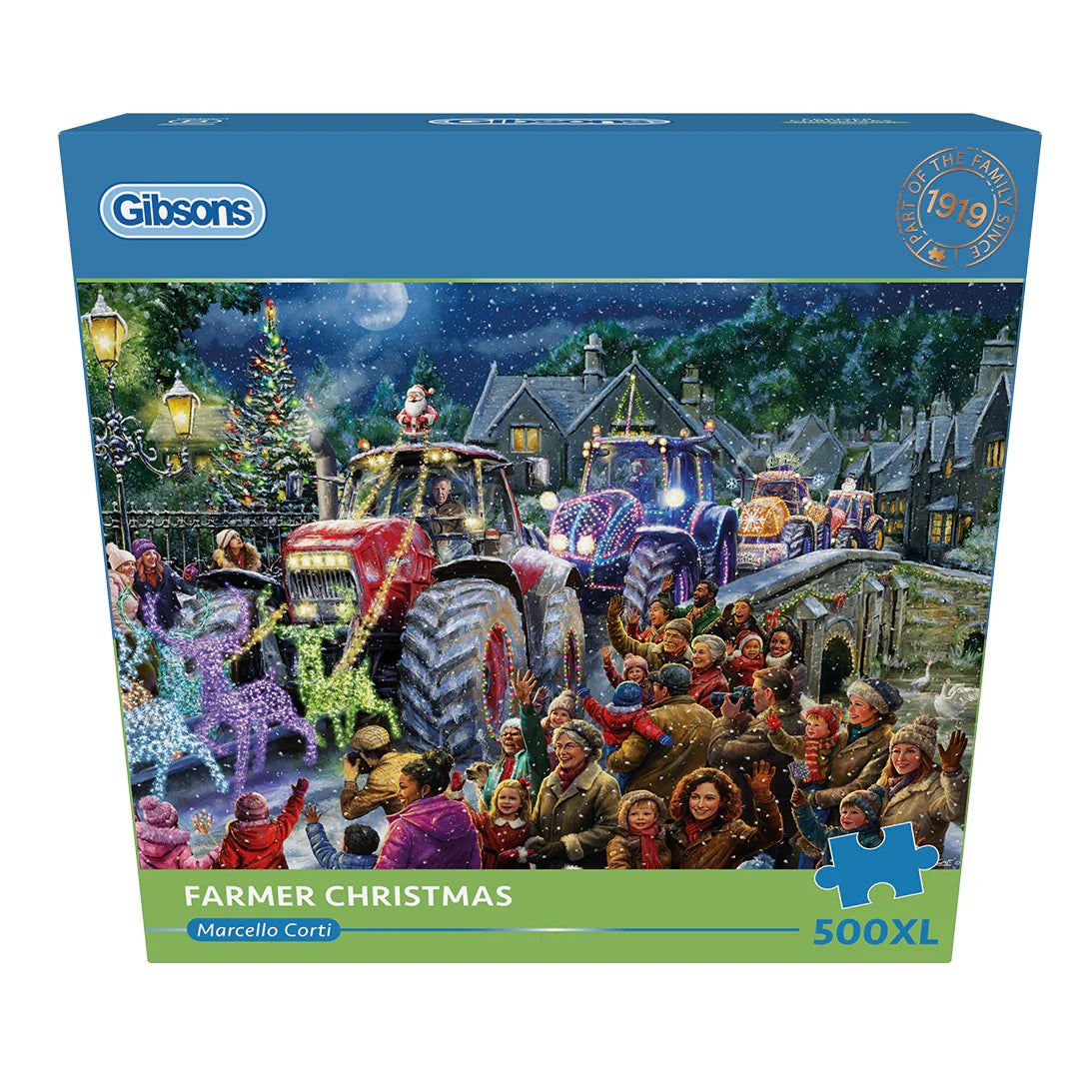 Gibsons Games Farmer Chirstmas 500 XL Piece Jigsaw Puzzle Toys G3569