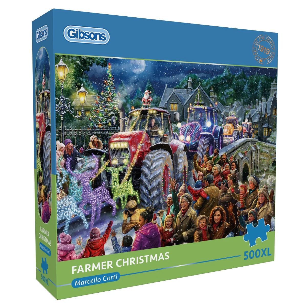Gibsons Games Farmer Chirstmas 500 XL Piece Jigsaw Puzzle Toys G3569
