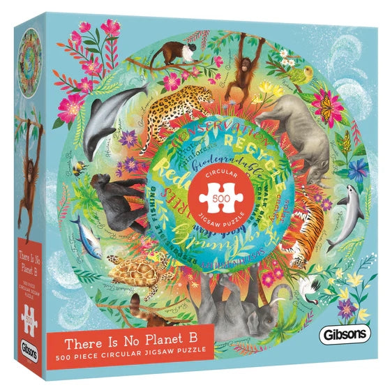 Gibsons There Is No Planet B 500 Piece Circular Jigsaw Puzzle G3704