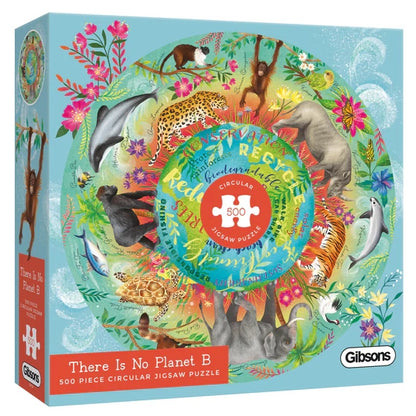 Gibsons There Is No Planet B 500 Piece Circular Jigsaw Puzzle G3704
