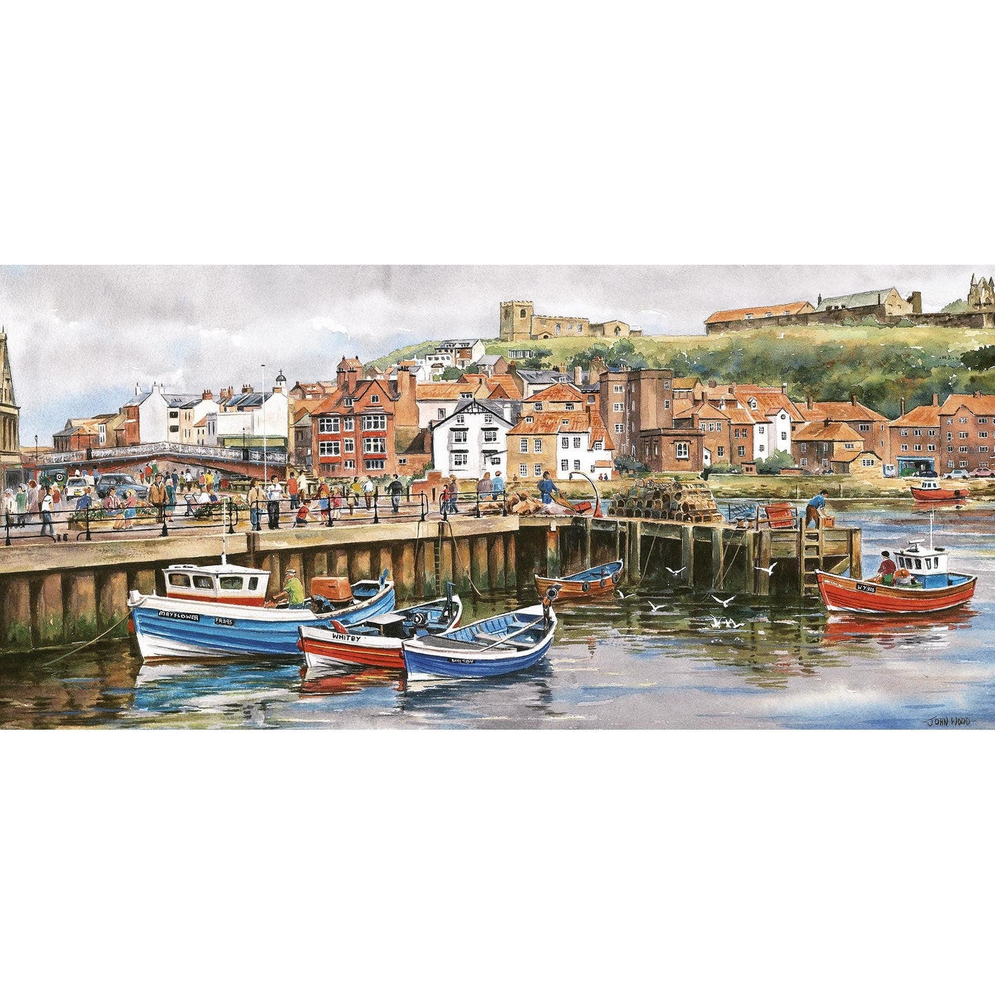 Gibsons Whitby Harbour 636 Piece Jigsaw Puzzle G374