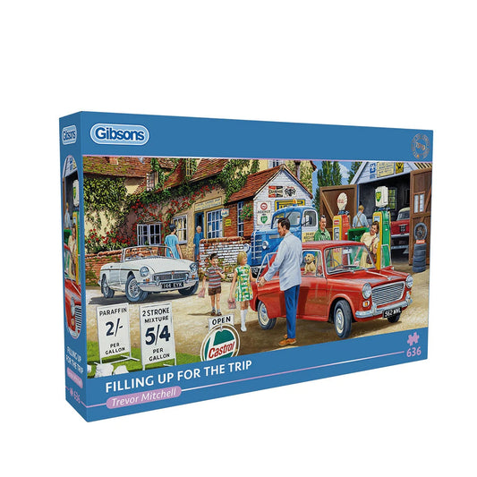 Gibsons Filling Up For The Trip 636 Piece Jigsaw Puzzle G4064