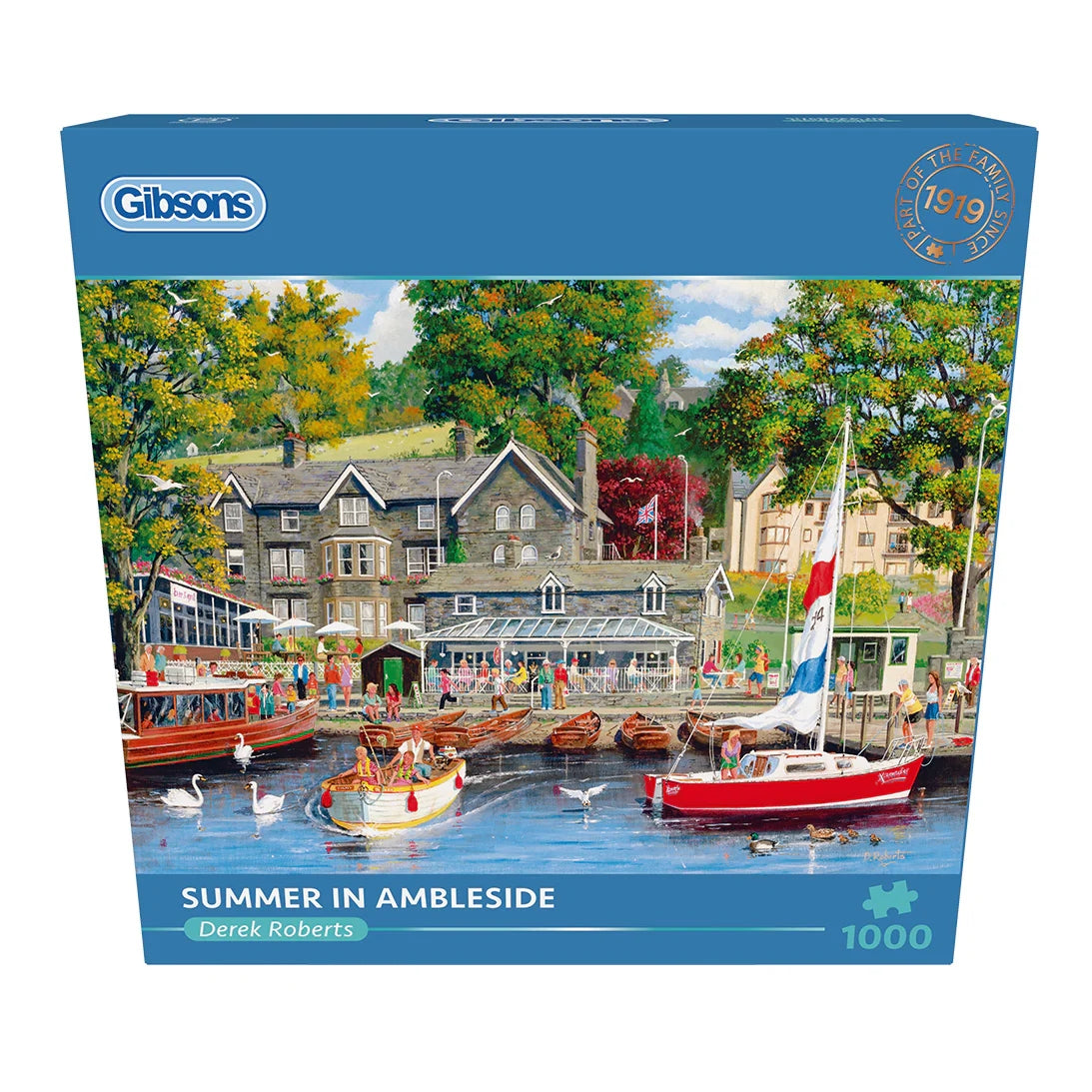 Gibsons Games Summer In Ambleside 1000 Piece Jigsaw Puzzle Toys G6208