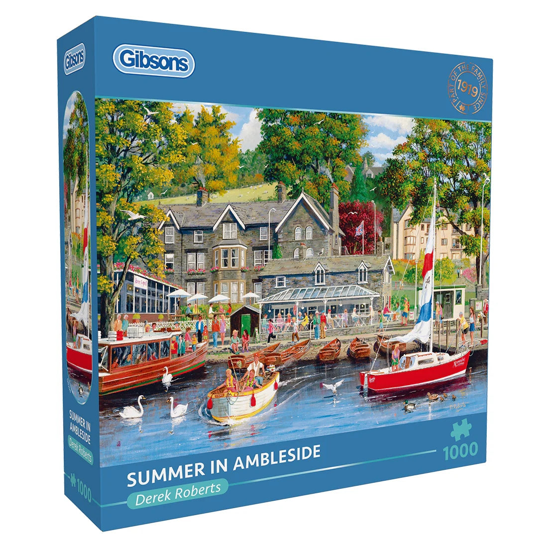 Gibsons Games Summer In Ambleside 1000 Piece Jigsaw Puzzle Toys G6208