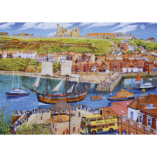 Gibsons Endeavour, Whitby 1000 Piece Jigsaw Puzzle G6286