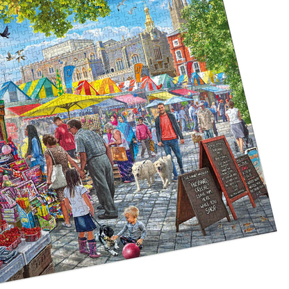 Gibsons Games Market Day, Norwich 1000 Piece Jigsaw Puzzle Toys G6297