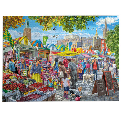 Gibsons Games Market Day, Norwich 1000 Piece Jigsaw Puzzle Toys G6297