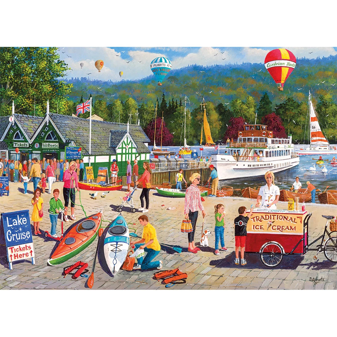 Gibsons Games Lake Windermere 1000 Piece Jigsaw Puzzle Toys G6325