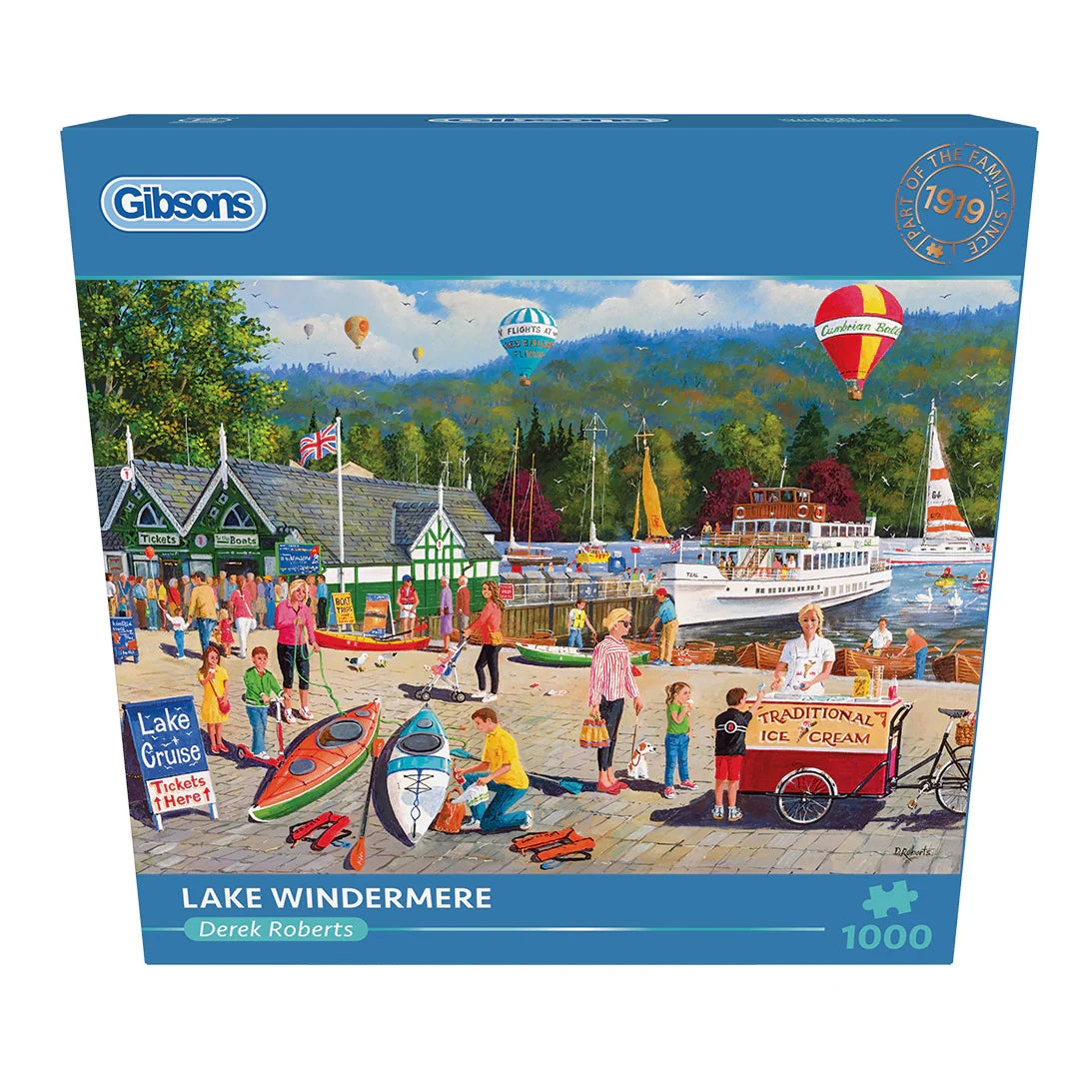 Gibsons Games Lake Windermere 1000 Piece Jigsaw Puzzle Toys G6325