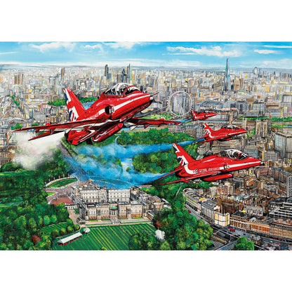 Gibsons Reds Over London 1000 Piece Jigsaw Puzzle G6335