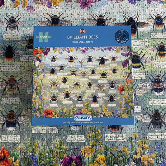 Gibsons Brilliant Bees 1000 Piece Jigsaw Puzzle G6343