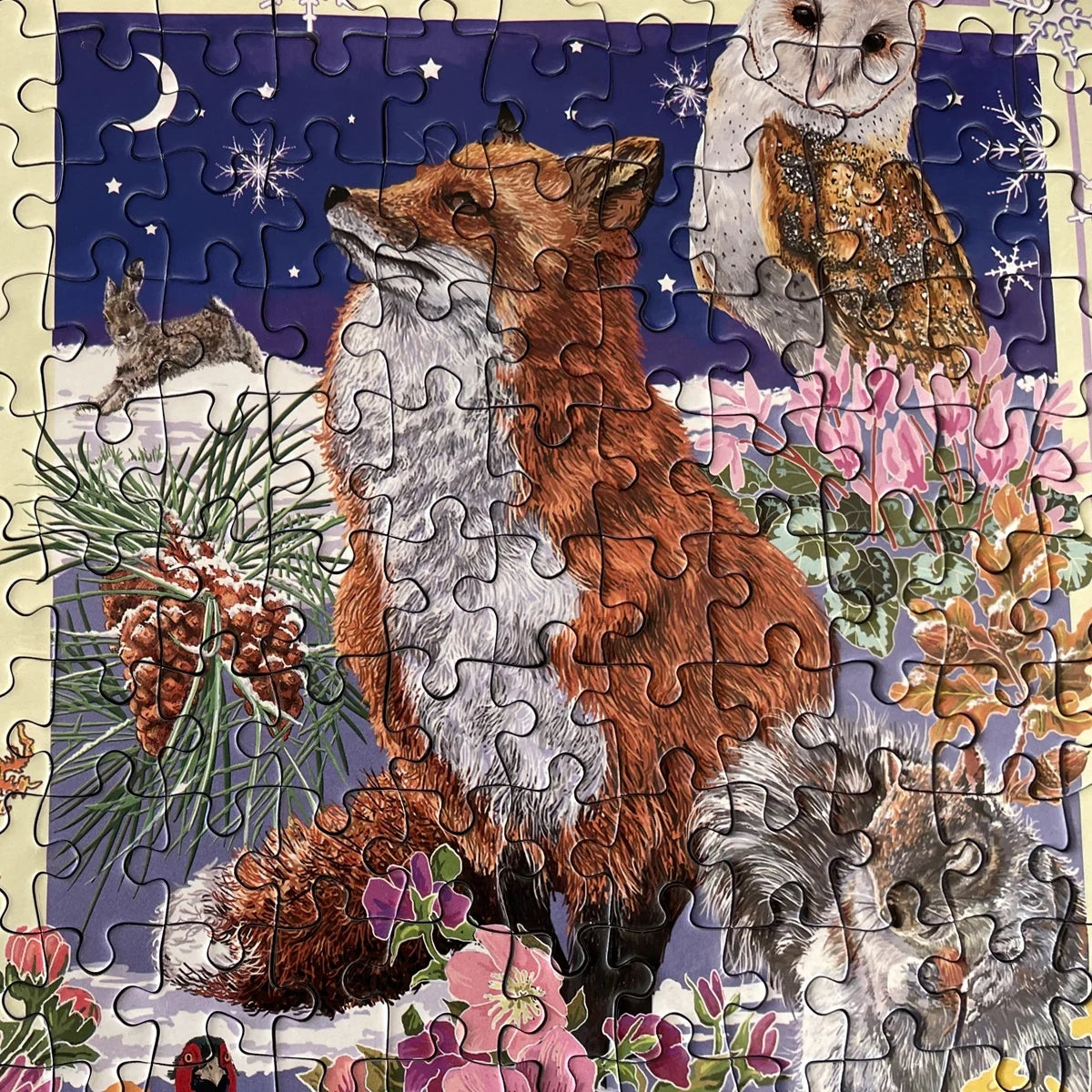 Gibsons Games Through The Seasons 1000 Piece Jigsaw Puzzle Toys G6349