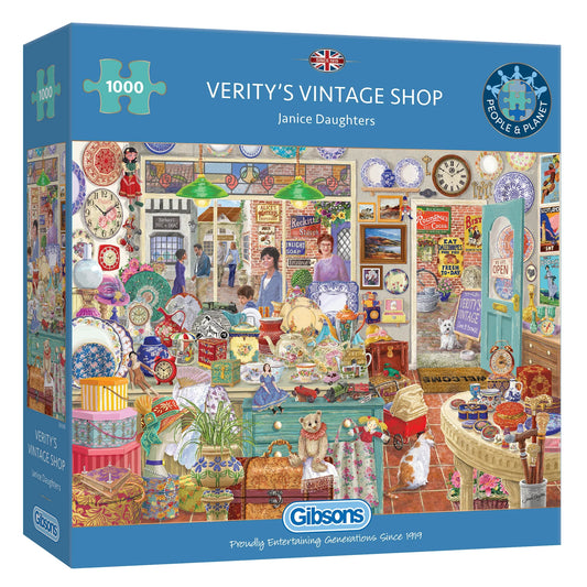 Gibsons Verity's Vintage Shop 1000 Piece Jigsaw Puzzle G6355