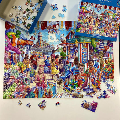 Gibsons Games Seaside Souvenirs 1000 Piece Jigsaw Puzzle Toys G6358