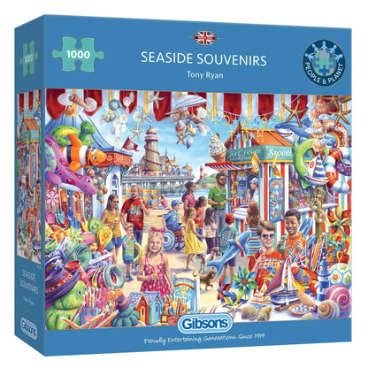 Gibsons Games Seaside Souvenirs 1000 Piece Jigsaw Puzzle Toys G6358
