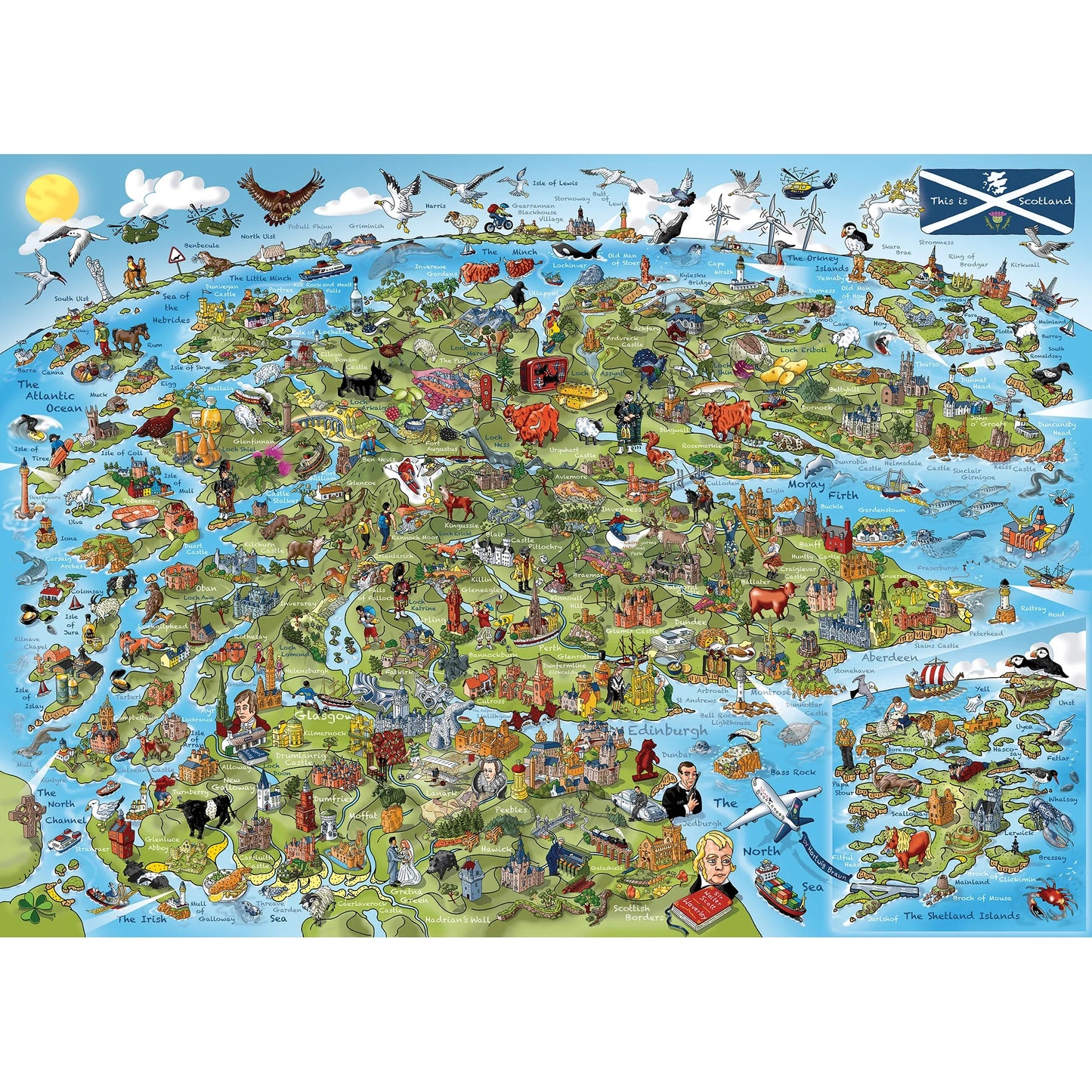 Gibsons This Is Scotland 1000 Piece Jigsaw Puzzle G6360