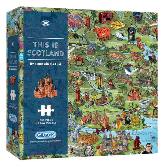 Gibsons This Is Scotland 1000 Piece Jigsaw Puzzle G6360