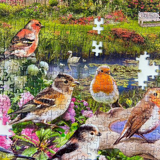 Gibsons Games Birdsong By The Stream 1000 Piece Jigsaw Puzzle Toys G6362