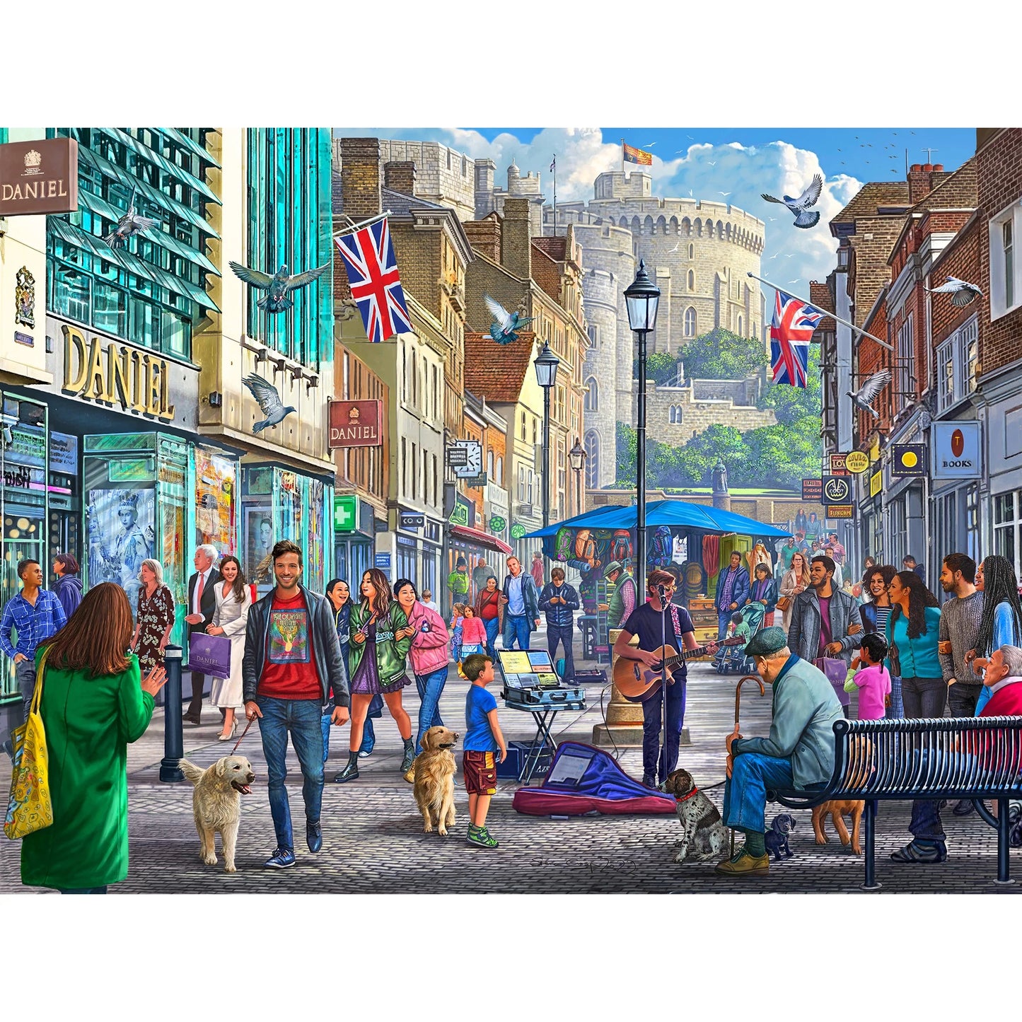 Gibsons Wandering Through Windsor 1000 Piece Jigsaw Puzzle G6364