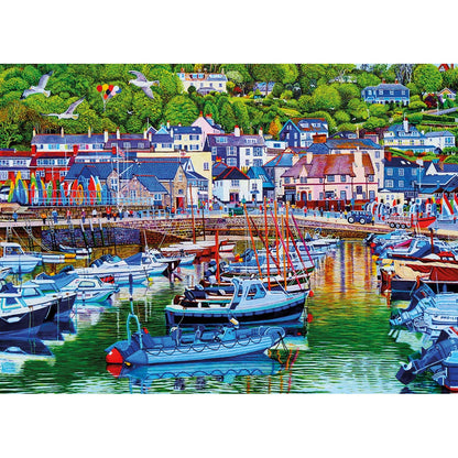 Gibsons Lyme Regis Harbour 1000 Piece Jigsaw Puzzle G6392