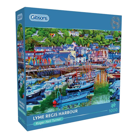 Gibsons Lyme Regis Harbour 1000 Piece Jigsaw Puzzle G6392