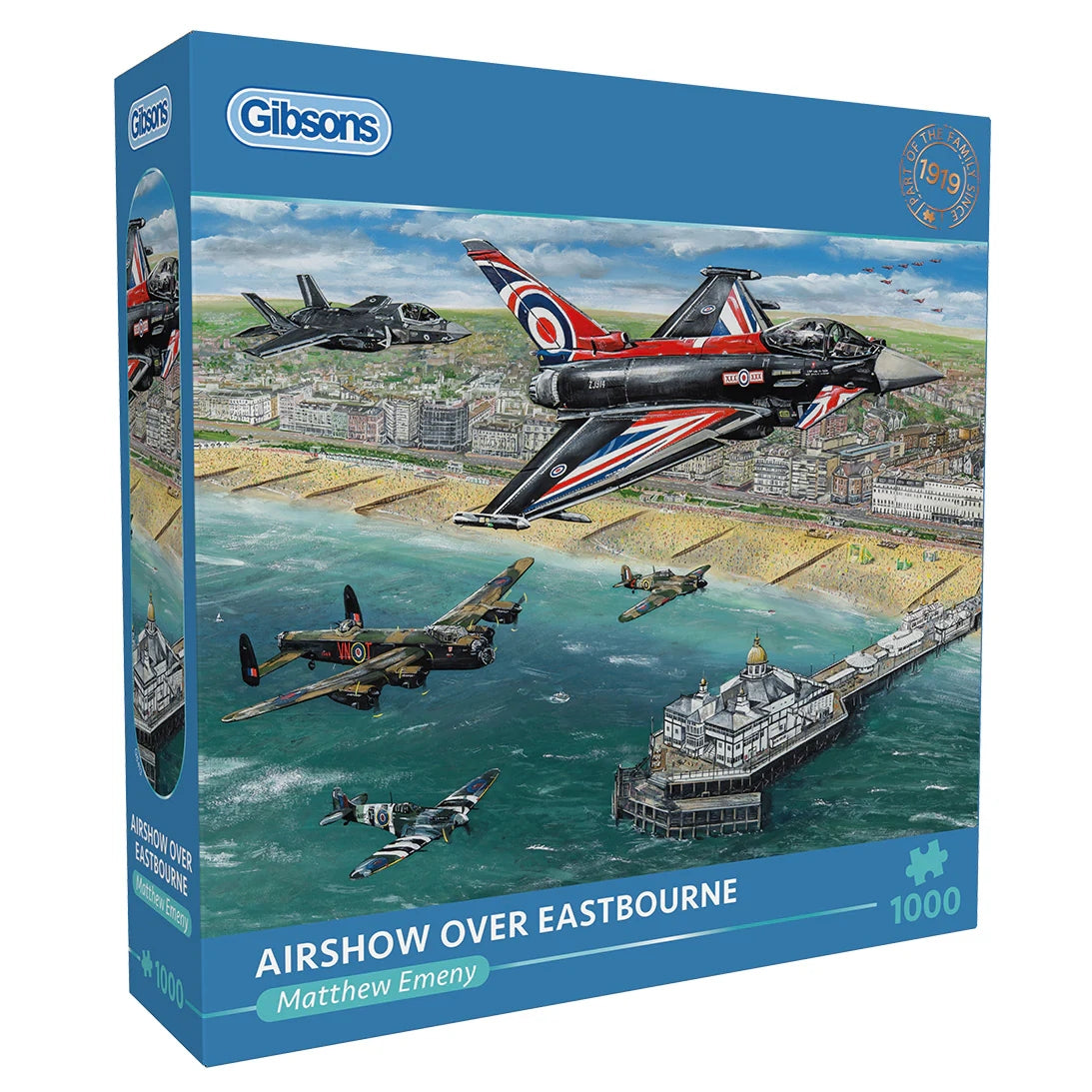 Gibsons Airshow Over Eastbourne 1000 Piece Jigsaw Puzzle G6413