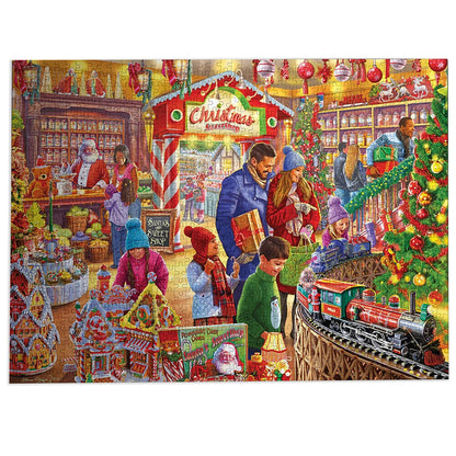 Gibsons Games Santa's Sweetshop 1000 Piece Jigsaw Puzzle G6416