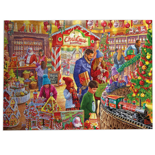 Gibsons Games Santa's Sweetshop 1000 Piece Jigsaw Puzzle G6416