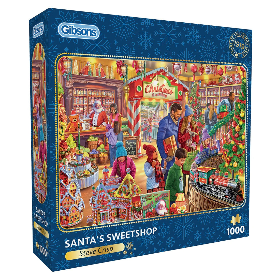Gibsons Games Santa's Sweetshop 1000 Piece Jigsaw Puzzle G6416
