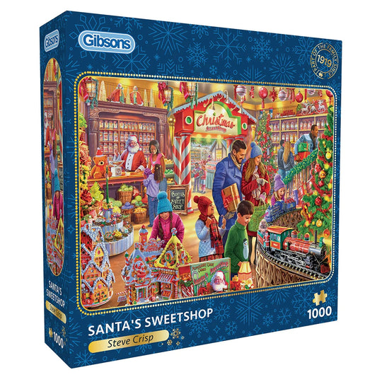 Gibsons Games Santa's Sweetshop 1000 Piece Jigsaw Puzzle G6416