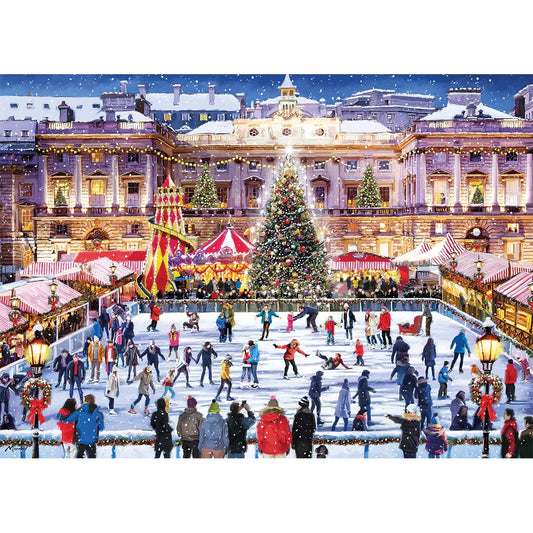 Gibsons Games Skating At Somerset House 1000 Piece Jigsaw Puzzle G6419