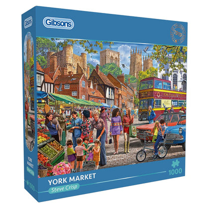 Gibsons York Market 1000 Piece Jigsaw Puzzle G6423