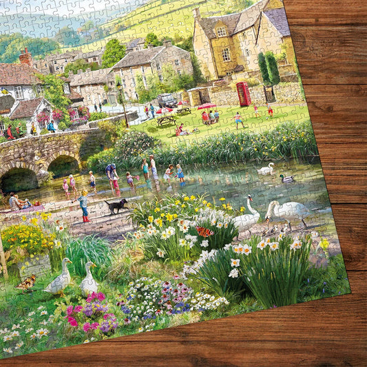 Gibsons Puddle Ducks & Paddling 1000 Piece Jigsaw Puzzle G6433