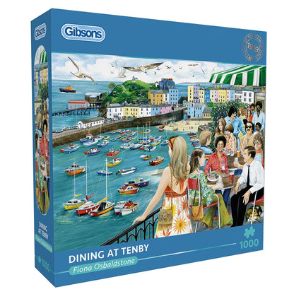 Gibsons Dining At Tenby 1000 Piece Jigsaw Puzzle G6438