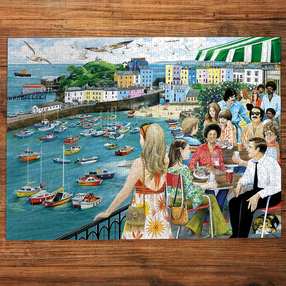 Gibsons Dining At Tenby 1000 Piece Jigsaw Puzzle G6438