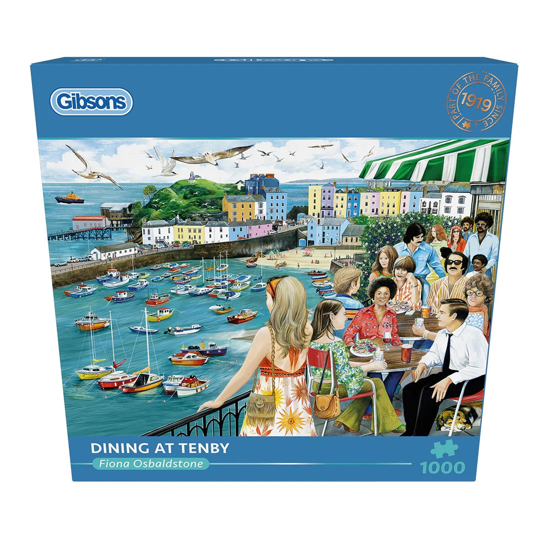 Gibsons Dining At Tenby 1000 Piece Jigsaw Puzzle G6438